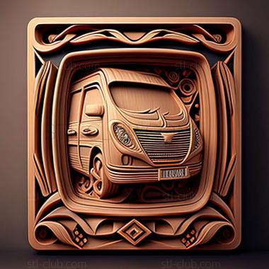 3D model Opel Vivaro (STL)